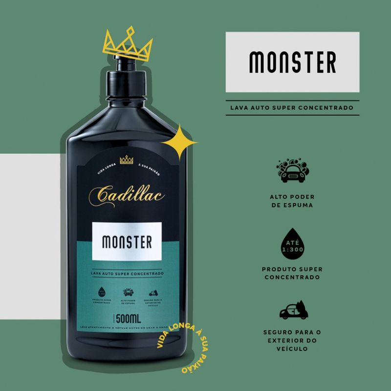 Lava-Auto-Shampoo-Cadillac-Super-Concentrado-Monster-500ml