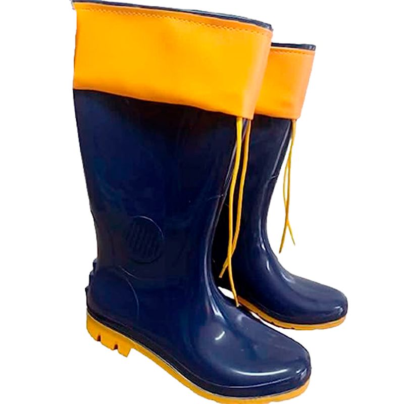 Bota-Galocha-PVC-Pega-Forte-Grendene-Cano-Longo-Com-Polaina