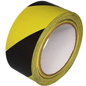 Fita THR Para Demarcação de Piso Amarela e Preta 48mm x 30m