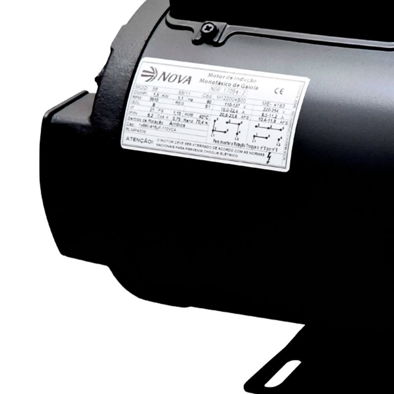 Motor-Monofasico-Aberto-Nova-IP21-1.0-CV-4P-127-220V