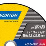Disco-de-Corte-Standart-Norton-07-X-16-Polegadas