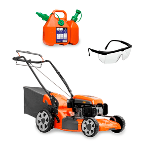 Kit Cortador de Grama a Gasolina Husqvarna LC 151S Tracionado 3,2HP e EPI