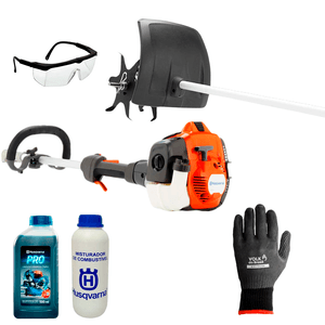 Kit Roçadeira Multifuncional Husqvarna 525LK 25,4cc 1,3HP e EPI + Brinde