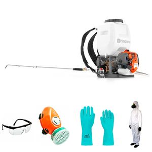 Pulverizador Costal Husqvarna 321S15 Com Kit de Proteção