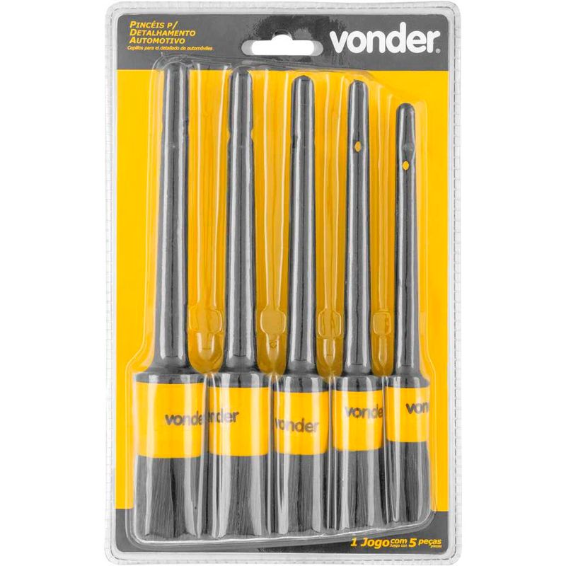 Kit-de-5-Pinceis-Vonder-Para-Detalhamento-Automotivo
