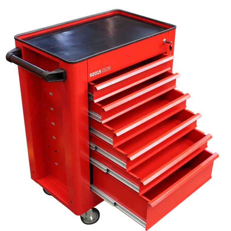 Carrinho-Para-Ferramentas-Gedore-Red-Com-6-Gavetas-Vermelho