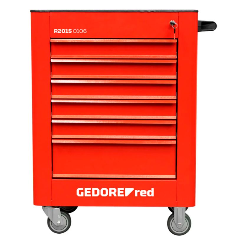 Carrinho-Para-Ferramentas-Gedore-Red-Com-6-Gavetas-Vermelho