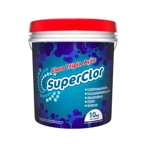 Cloro para Piscina 10kg Superclor Tripla Ação