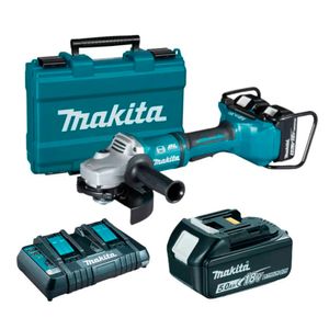 Esmerilhadeira Angular DGA700PT2 Makita com 2 Baterias Carregador e Maleta