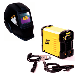 Kit Máquina de Solda Inversora Esab Bantam 2.5 e Máscara de Autoescurecimento c/ Regulagem Lynus MLS 5000