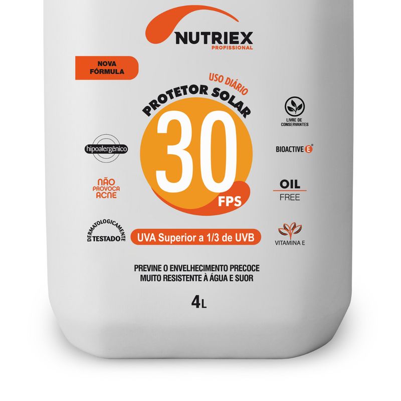 Protetor-Solar-Nutriex-Profissional-FPS-30-Oil-Free-4-Litros--3-