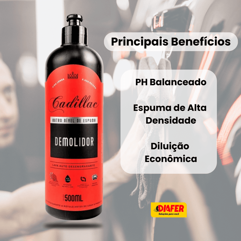 Lava Auto Desengraxante Demolidor 500ml Cadillac