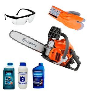 Kit Motosserra Husqvarna 120 a Gasolina 35CC Sabre 14 Pol