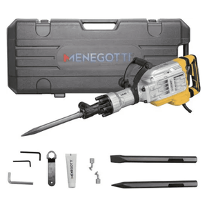 Martelo Demolidor Rompedor HEX Menegotti 18KG 75J 1700W MMR1700
