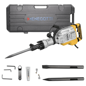 Martelo Demolidor Rompedor HEX Menegotti 18KG 75J 1700W MMR1700