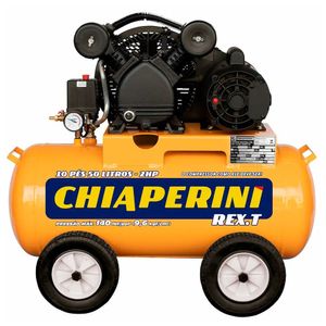 Compressor de Ar 10 Pés 50 Litros Monofásico Chiaperini 2 HP