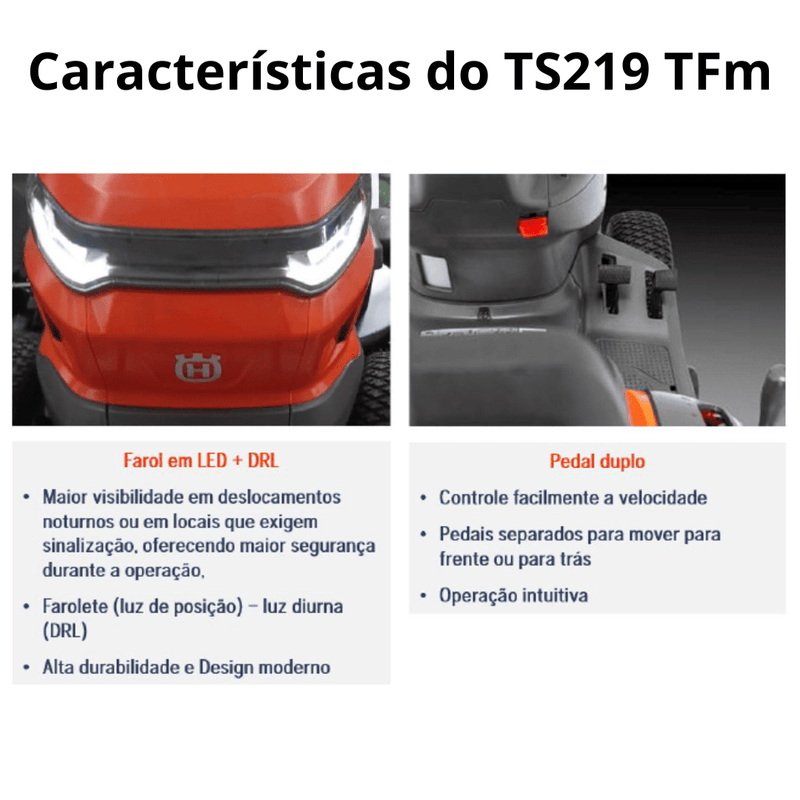 Trator-Cortador-de-Grama-Husqvarna-a-Gasolina-TS-219FM-s-Recolhedor--6-