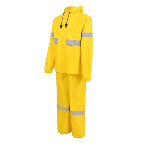Conjunto de Chuva Nylon Amarelo Vertice 3120 Impermeável