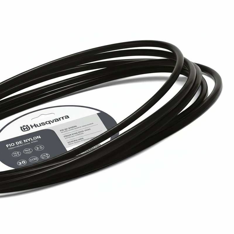 Fio de Nylon Redondo 2,7 mm x 12 M Round Husqvarna -1-