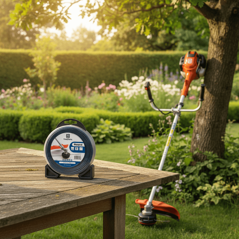 Fio de Nylon Redondo 2,7 mm x 12 M Round Husqvarna -3-