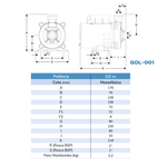 Motobomba Centrifuga Monoestagio Scharpia GOL-001 -3-