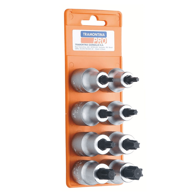 Jogo de Soquete 12 Tork 08 Pecas Tramontina Pro T20 a T60 -6-