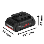 Bateria de Ions de Litio Bosch ProCORE 18V 4,0Ah-3 -5-
